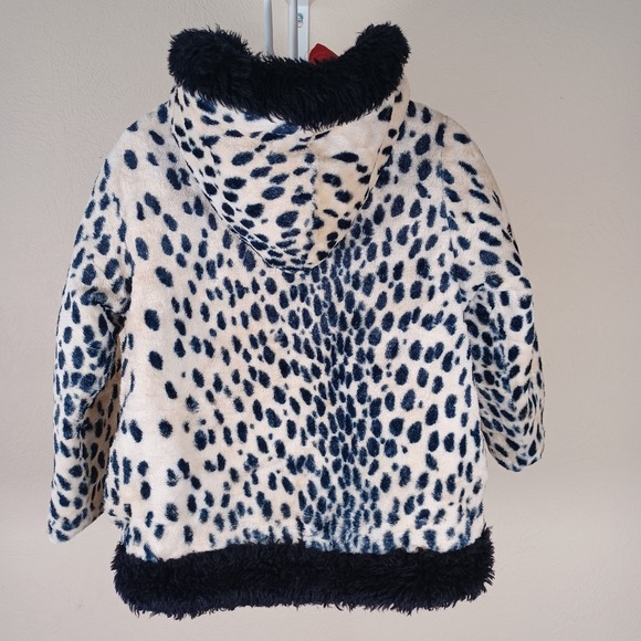Vintage 1960s Little Girl Faux Fur Dalmation Spot Polka Dots Coat Talon Zip READ - Picture 12 of 16
